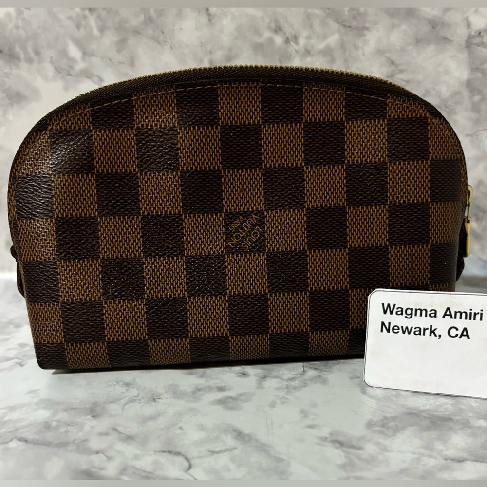 Louis Vuitton Damier Ebene Cosmetic Pouch